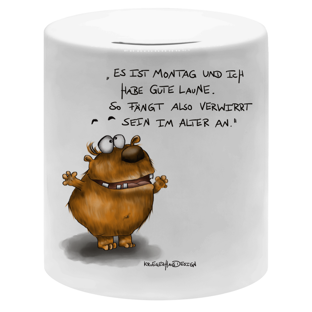 Money box Es ist Montag und ich habe gute Laune. So fängt...