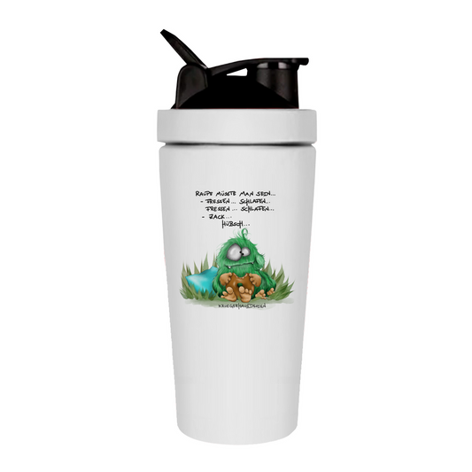 Fitness Shaker Raupe müsste man sein... Fressen.. Schlafen.. Zack... Hübsch