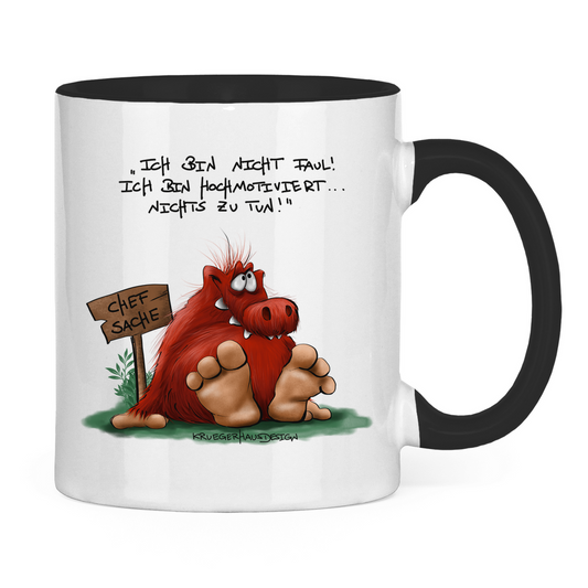 Tasse zweifarbig Ichbinnichtfaul