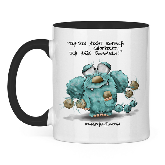 Tasse zweifarbig #bommeln