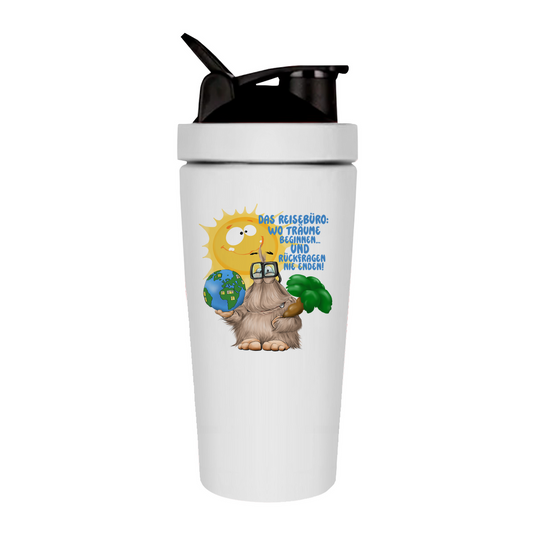 Fitness Shaker Das Reisebüro: Wo Träume beginnen und Rückfragen nie enden!