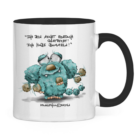 Tasse zweifarbig #bommeln