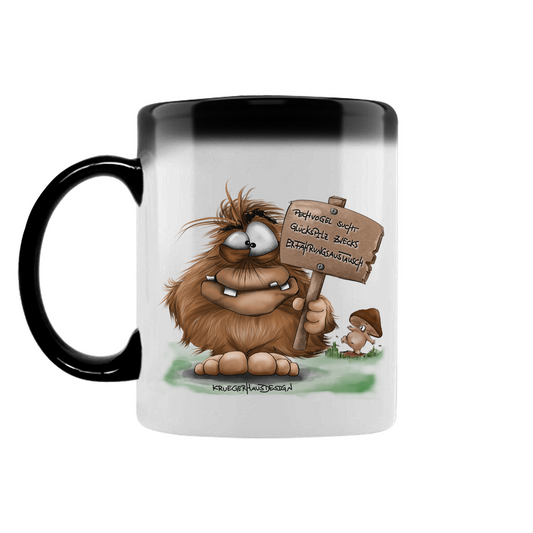 Zaubertasse Pechvogel sucht Glückspilz zwecks Erfahrungsaustausch, Hugo