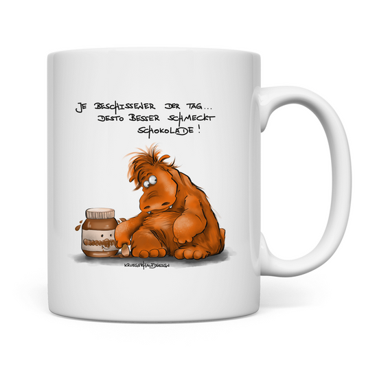 Tasse Je beschissener der Tag... desto besser schmeckt ...