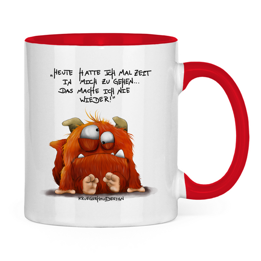 Tasse zweifarbig Heute hatte ich mal Zeit in mich zu gehen... Das mache...