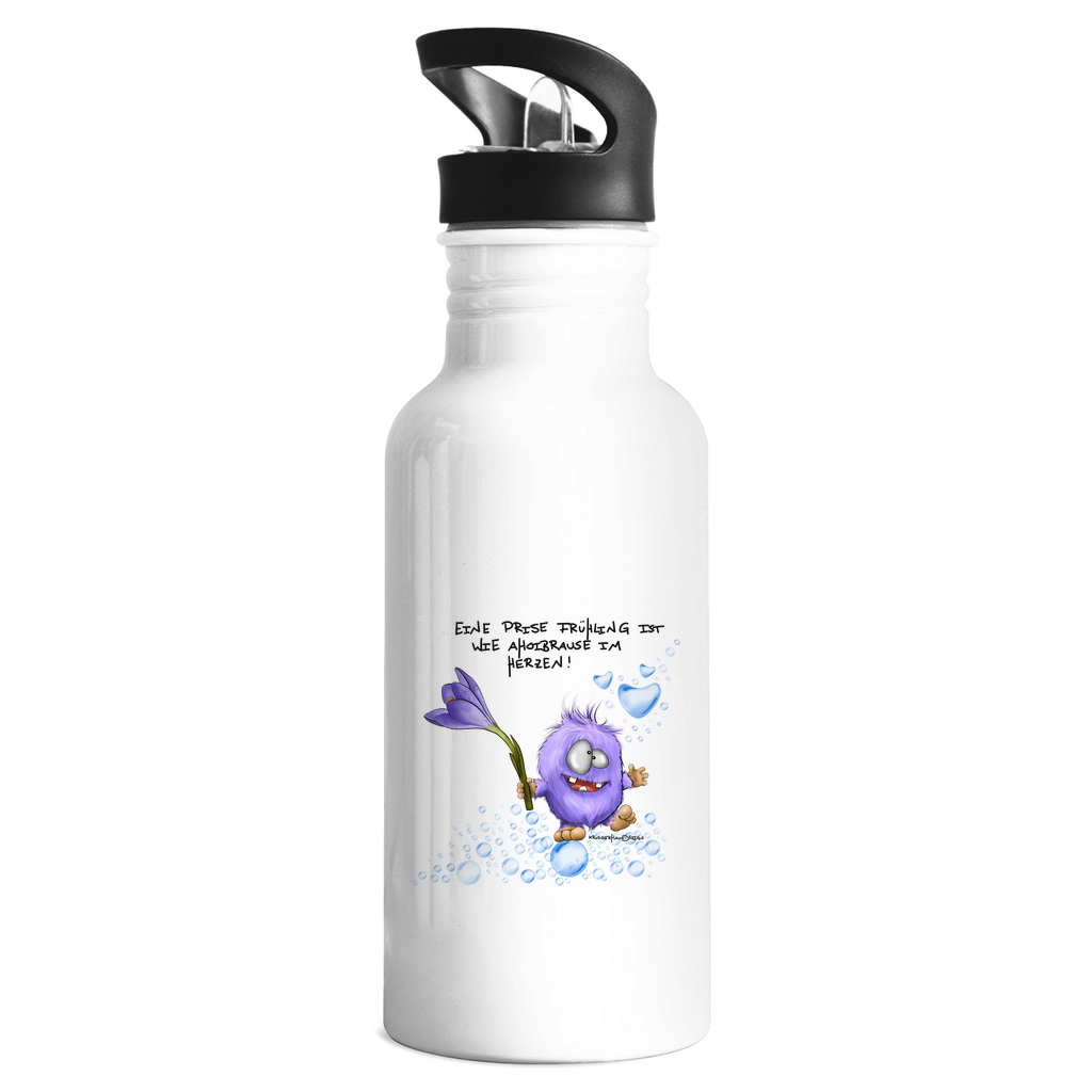 Edelstahl-Trinkflasche Eine Prise Frühling ist wie Ahoibrause im Herzen!