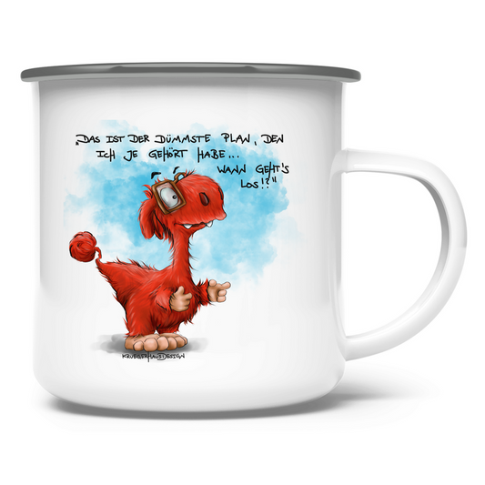 Emaille Tasse Duemmsteplan