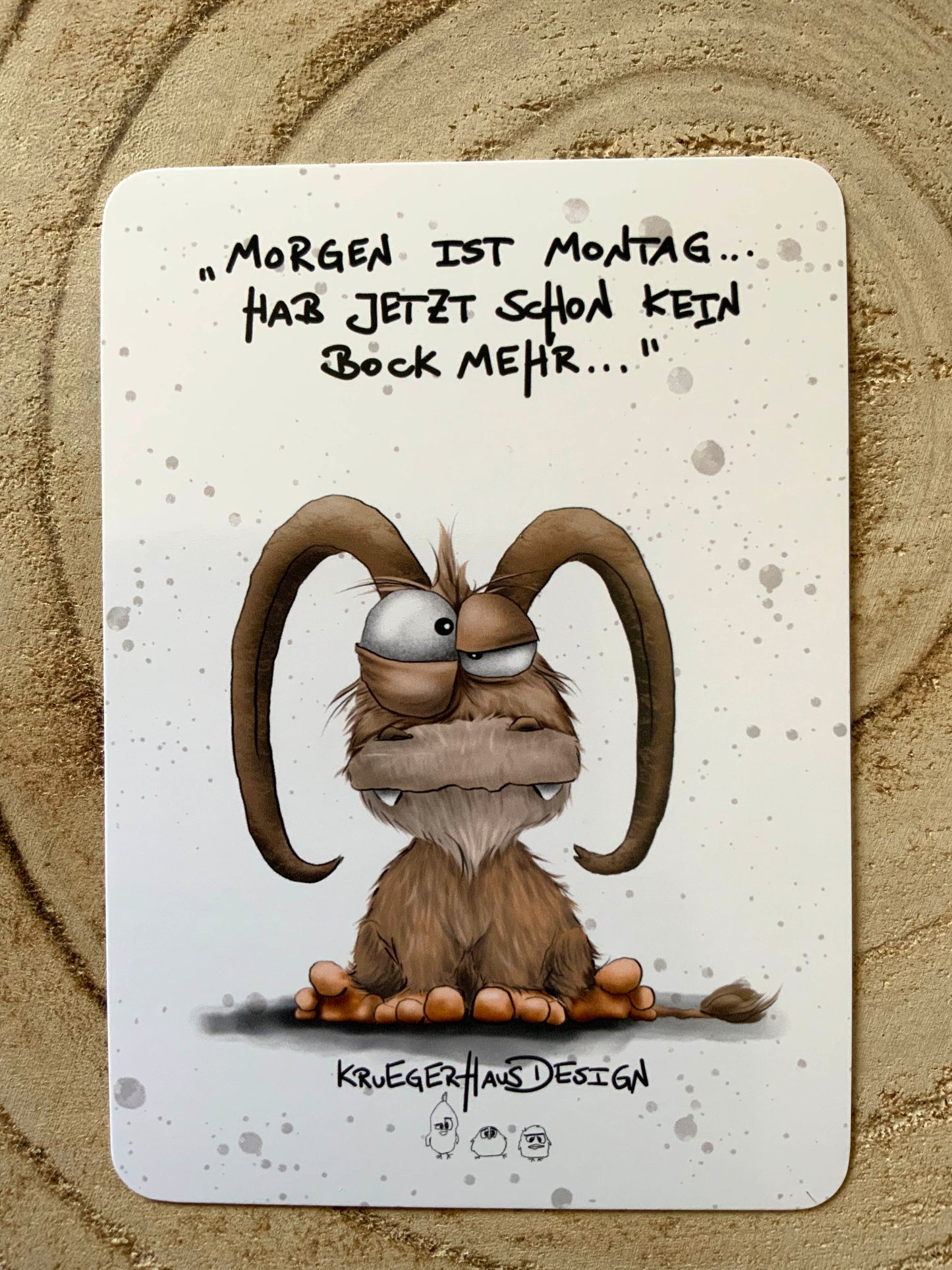 Postkarten Set Monster Kruegerhausdesign Januar 2024, 12 Postkarten.