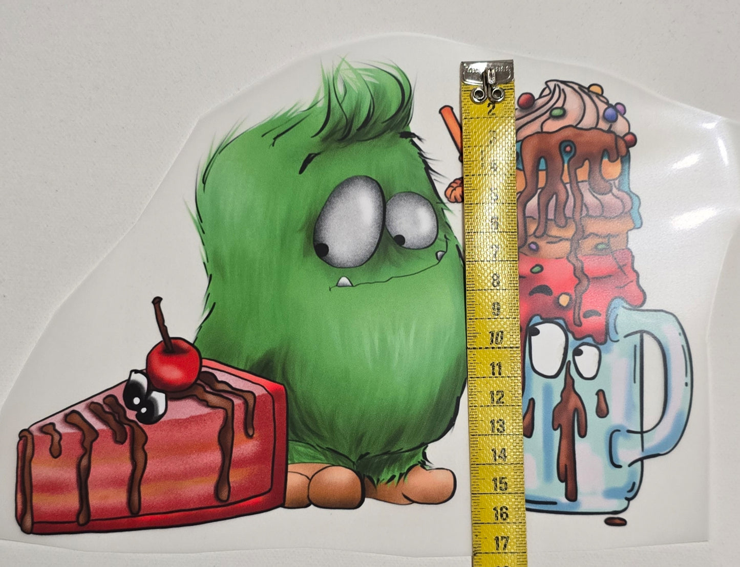 Bügelbild Kruegerhausdesign Monster Gebäck