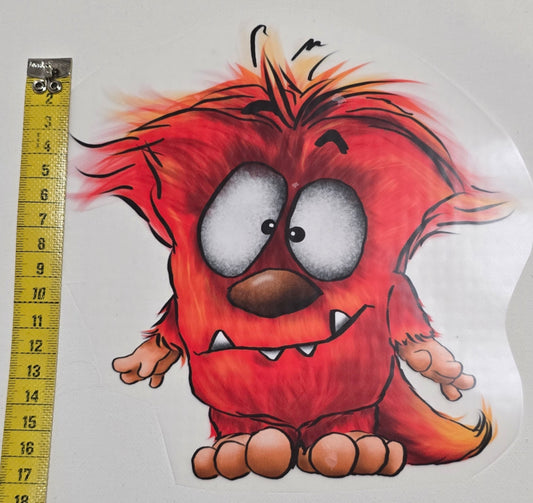 Bügelbild Kruegerhausdesign Monster Lenni