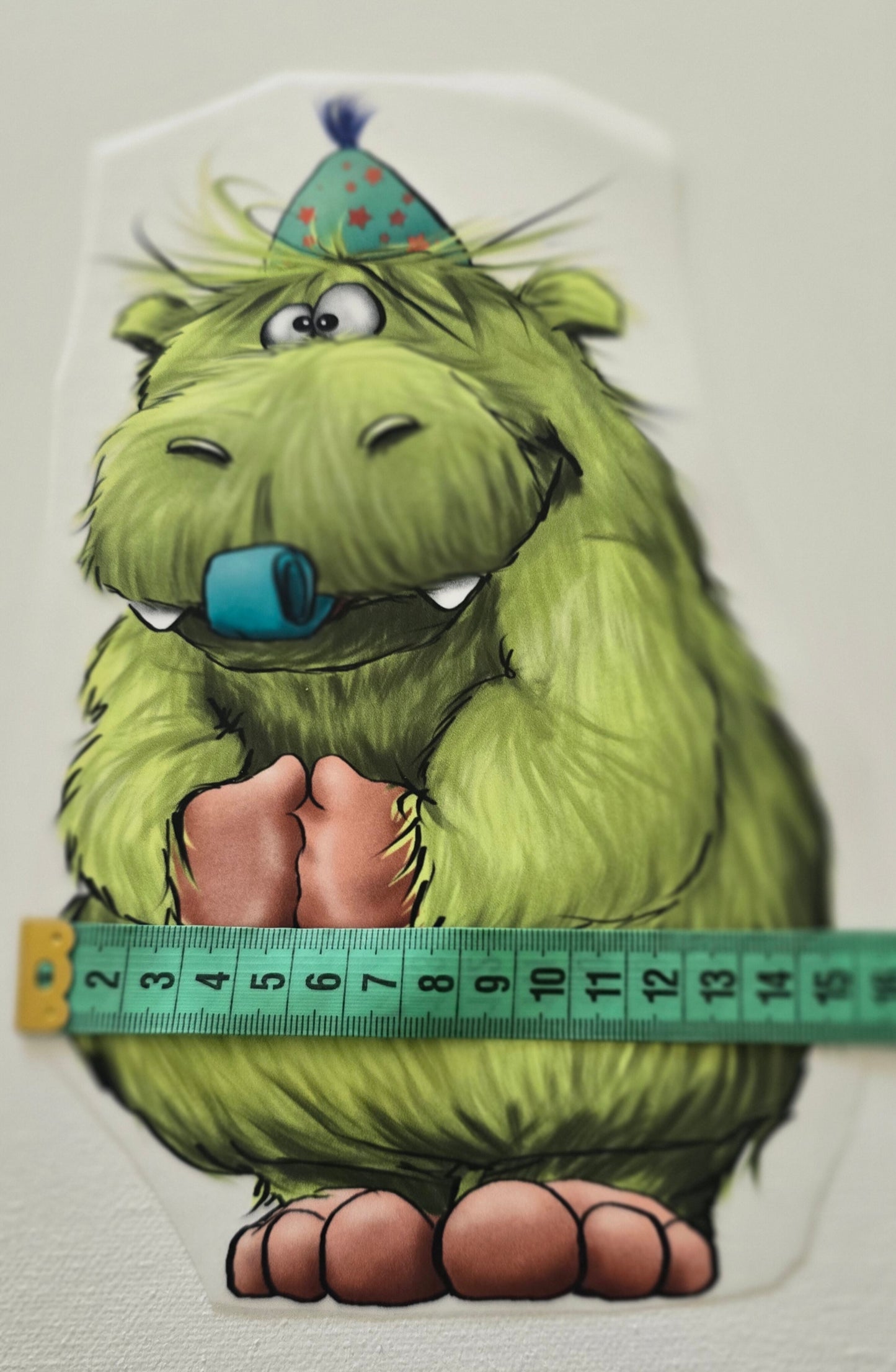 XL Bügelbild Kruegerhausdesign Geburtstagsmonster