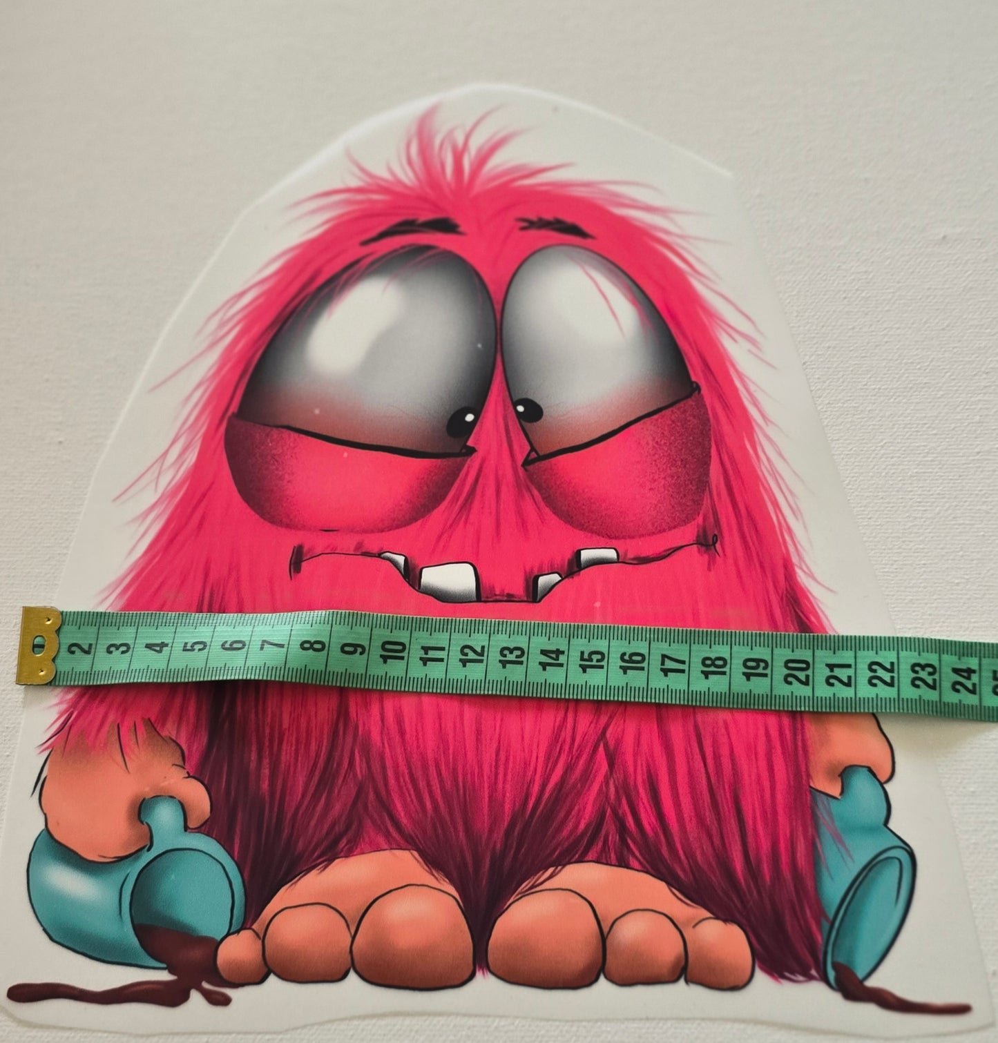 XL Bügelbild Kruegerhausdesign pinky Monster