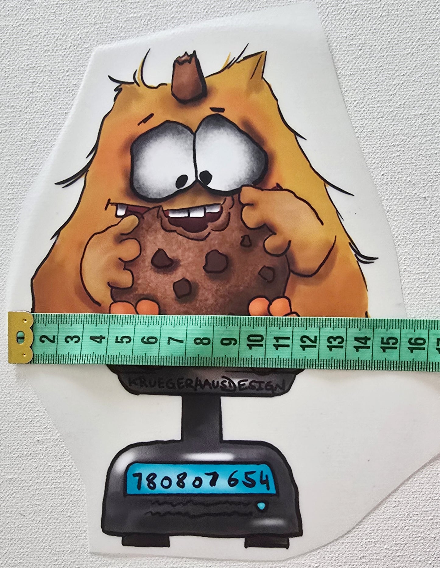 Bügelbild Kruegerhausdesign Cookie Monster