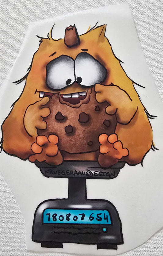 Bügelbild Kruegerhausdesign Cookie Monster