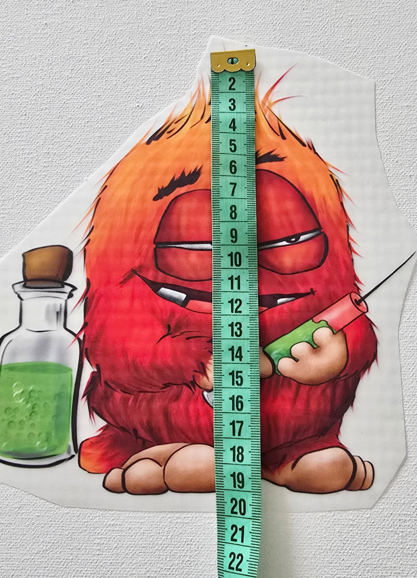 Bügelbild Kruegerhausdesign Giftspritze Monster