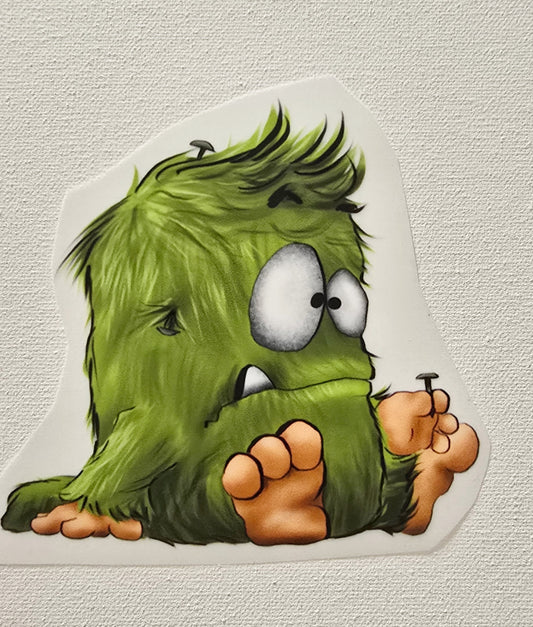 Bügelbild Kruegerhausdesign Happy Handwerk Monster