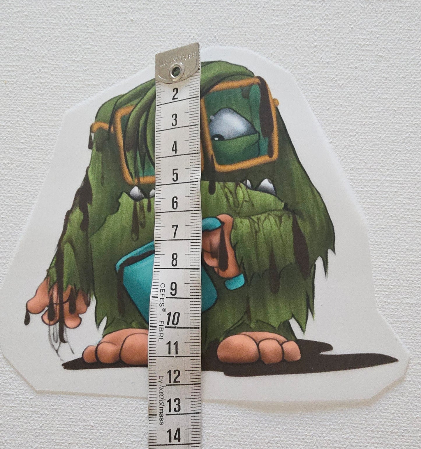 Bügelbild Kruegerhausdesign Morgen Kaffee Monster