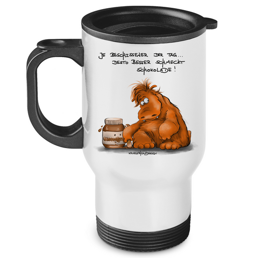 Edelstahl-Thermobecher Je beschissener der Tag... desto besser schmeckt ...