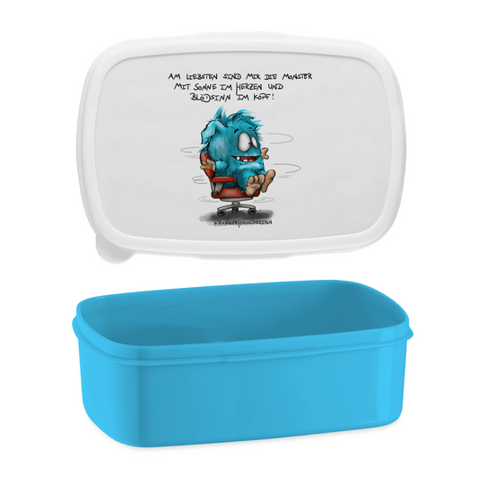 Lunchbox Am liebsten sind mir die Monster mit Sonne im Herzen und...