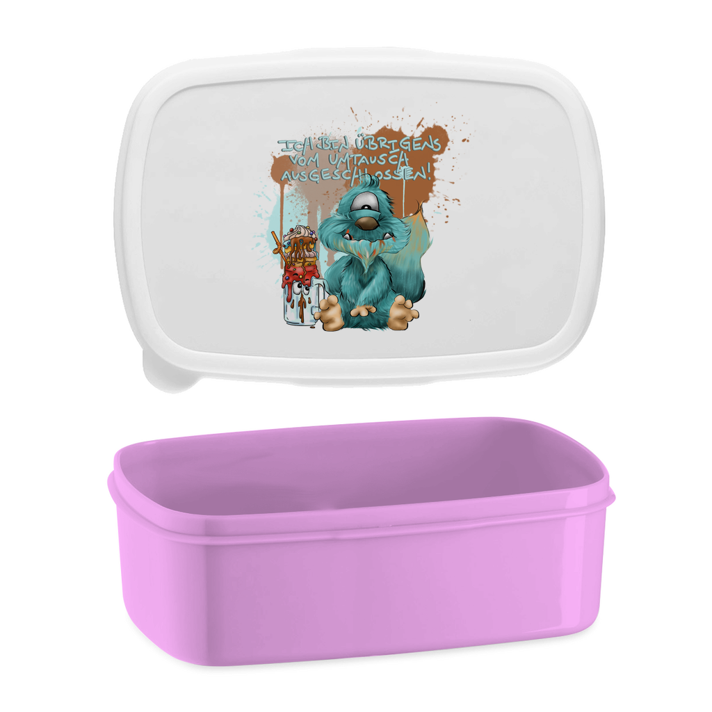 Lunchbox Ich bin übrigens vom Umtausch ausgeschlossen!