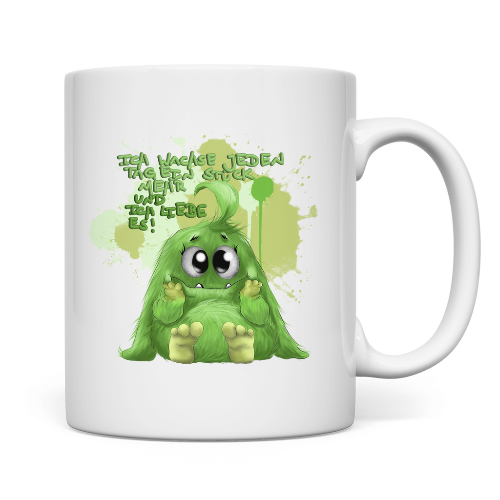 Tasse Ich wachse jeden Tag ein Stück mehr und ich liebe es!