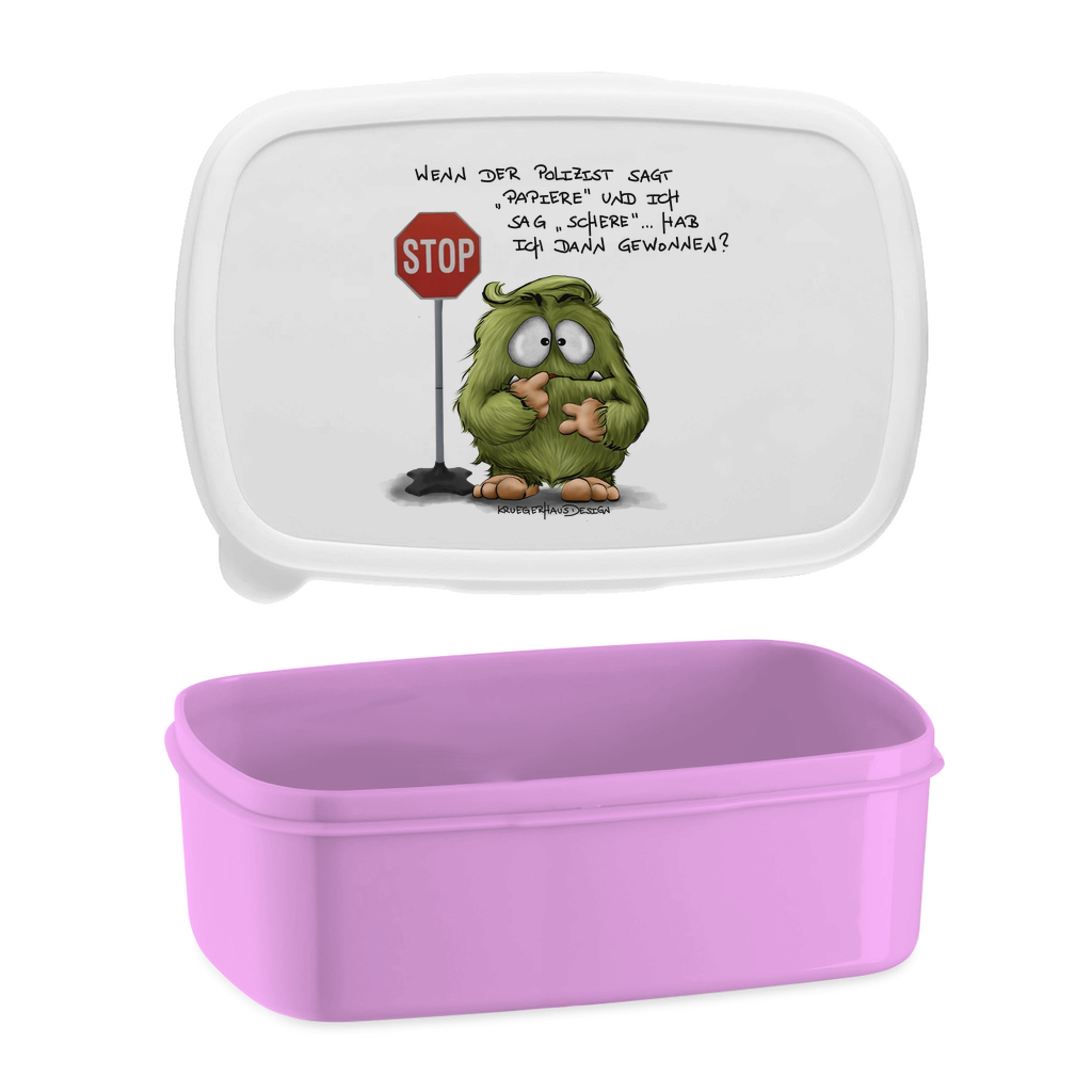 Lunchbox Wenn der Polizist sagt "Papiere" und ich sag "Schere"...