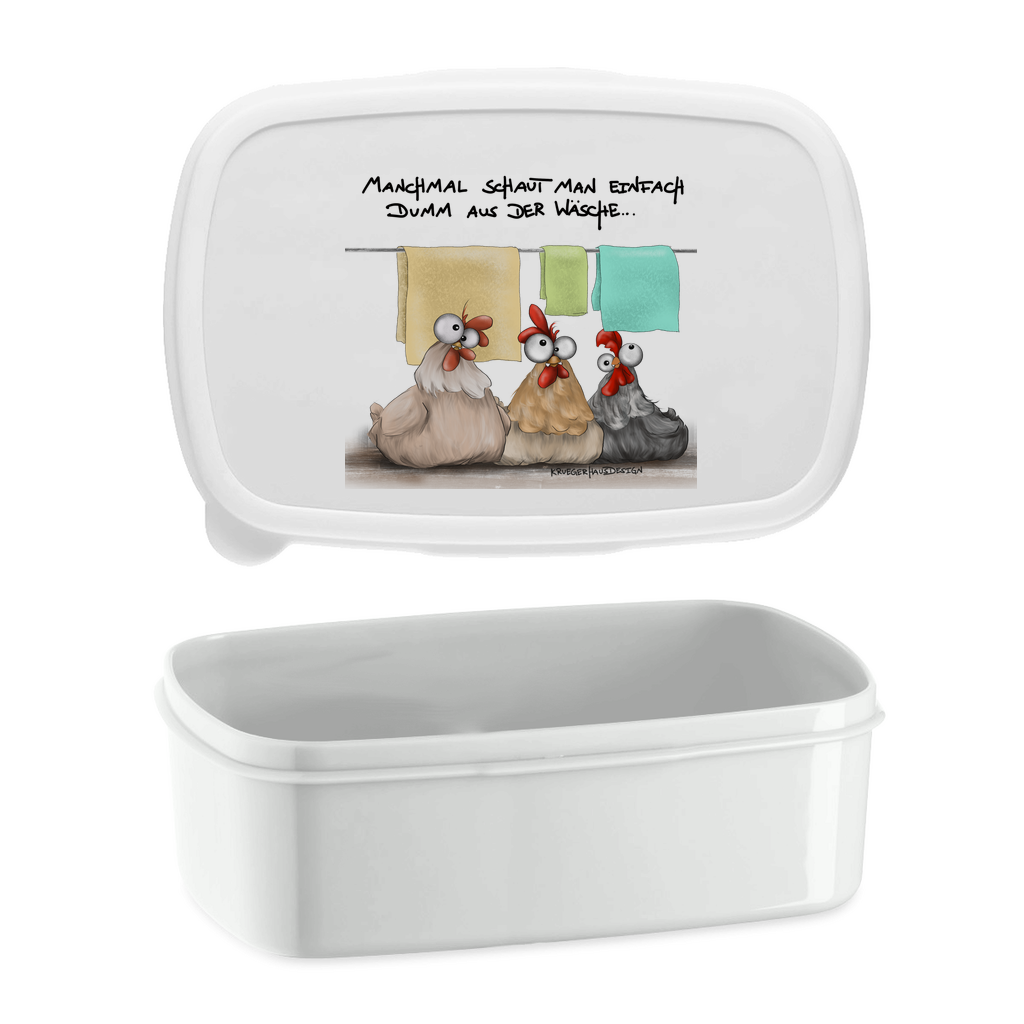 Lunchbox Manchmal schaut man einfach dumm aus der Wäsche...