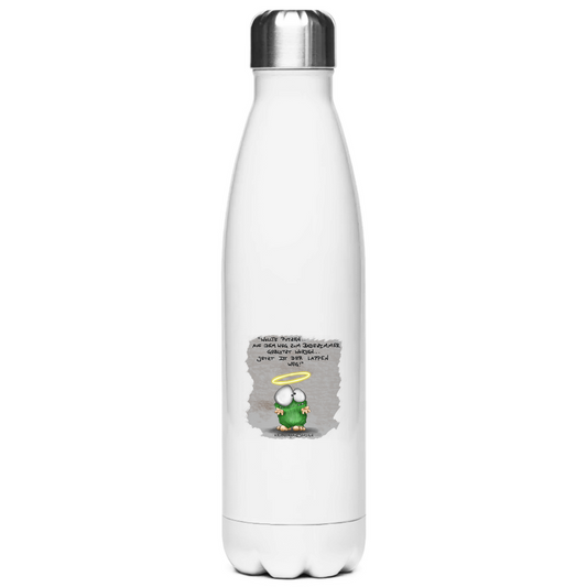 Edelstahl-Thermoflasche Wollte Putzen... auf dem Weg zum Badezimmer geblitzt...