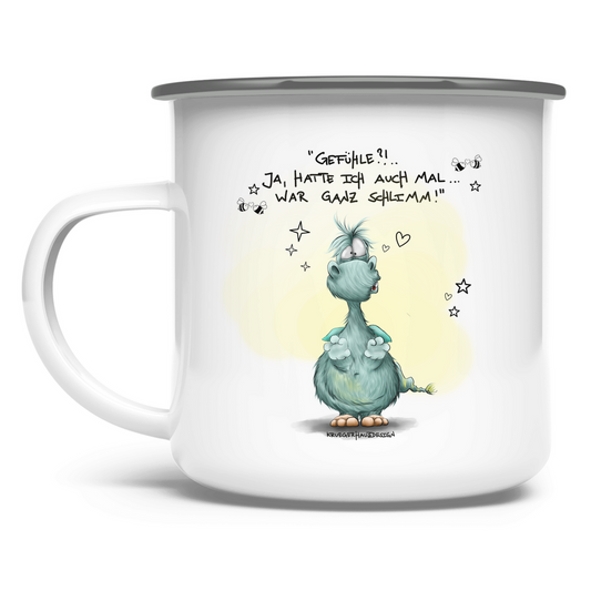 Emaille Tasse Gefühle? Ja, hatte ich auch mal.. War ganz schlimm!