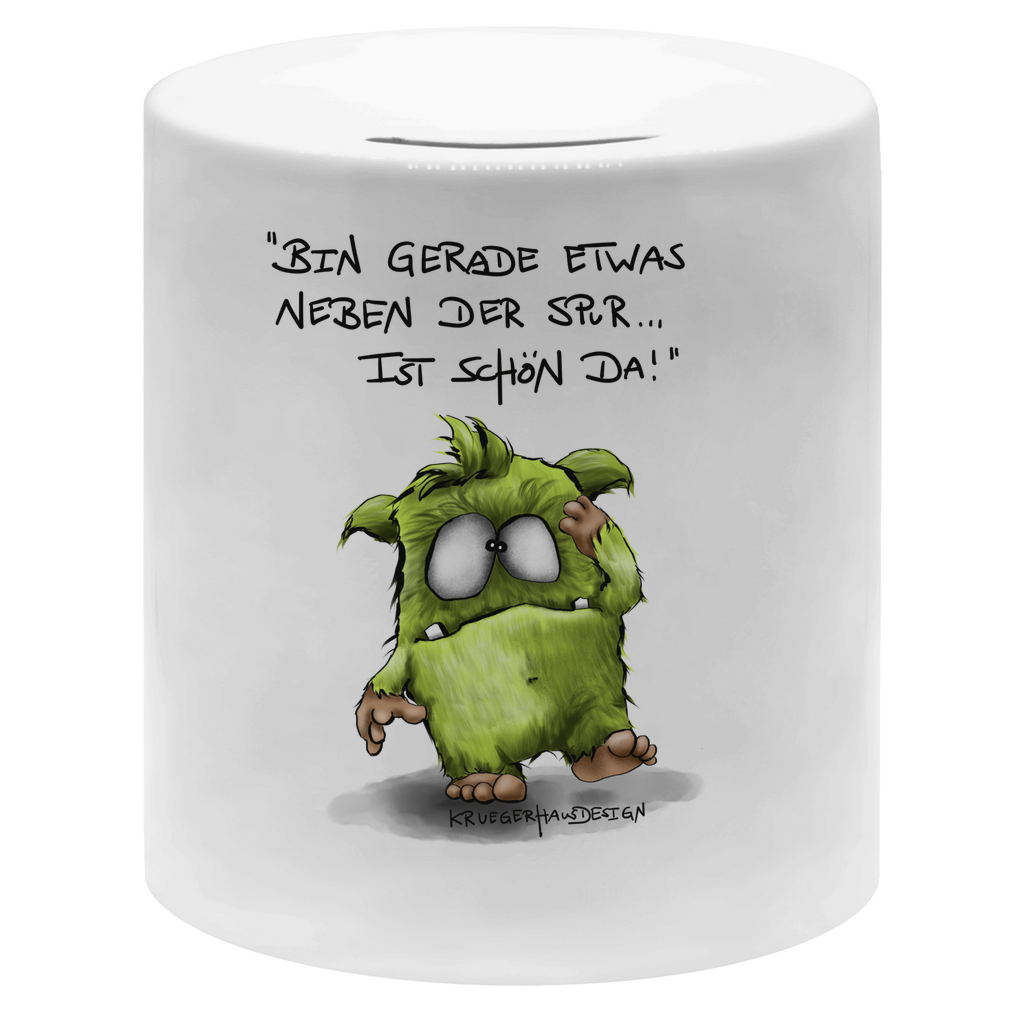 Money box Bin gerade etwas neben der Spur... Ist schön da!