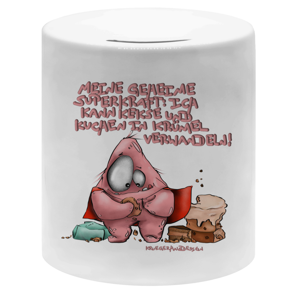 Money box Meine geheime Superkraft: Ich kann Kekse und Kuchen in ...