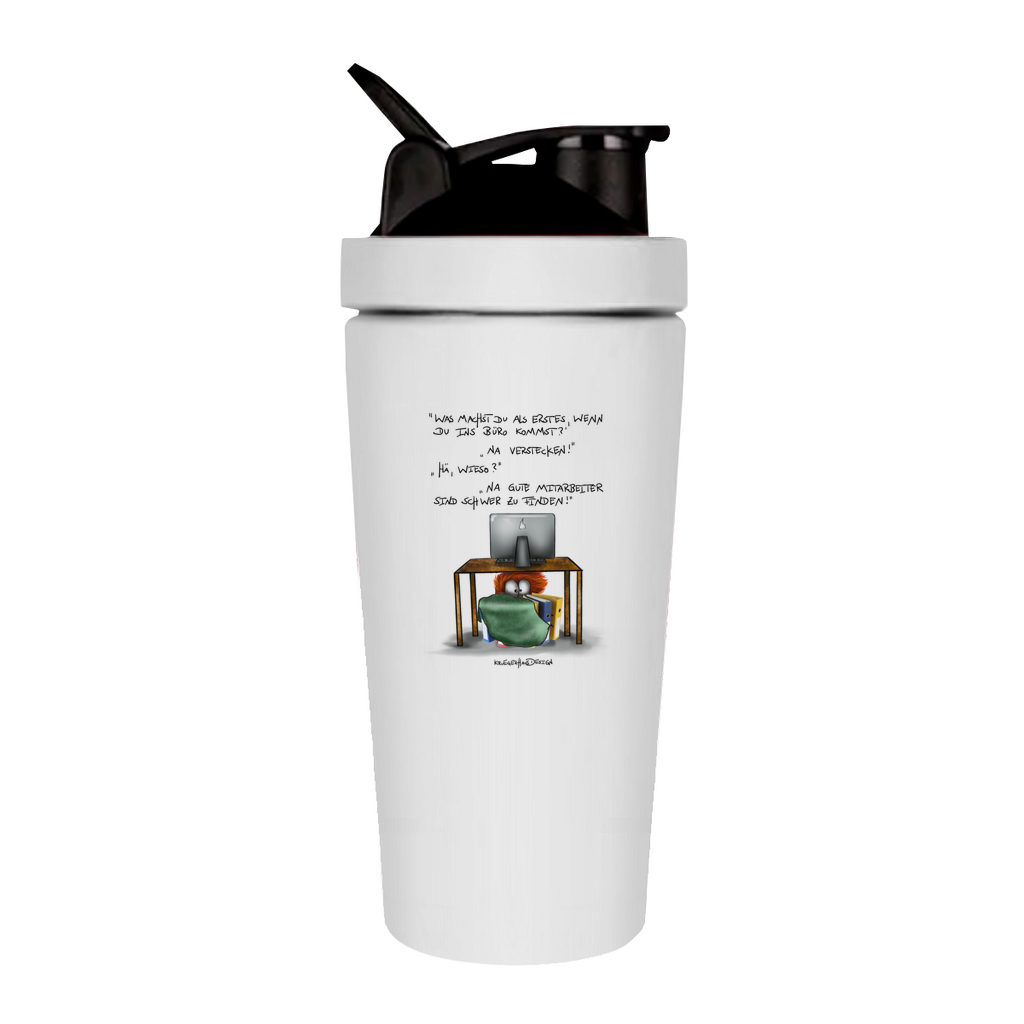 Fitness Shaker Was maschst du als erstes, wenn du in das Büro kommst?
