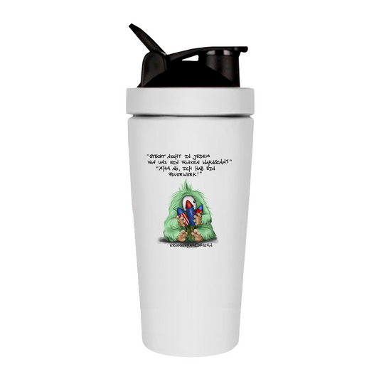 Fitness Shaker Steckt nicht in jedem von uns ein Funken Wahnsinn? Ähm nö...