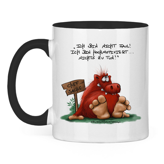Tasse zweifarbig Ichbinnichtfaul