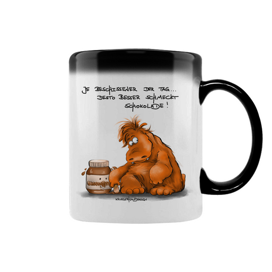 Zaubertasse Je beschissener der Tag... desto besser schmeckt ...