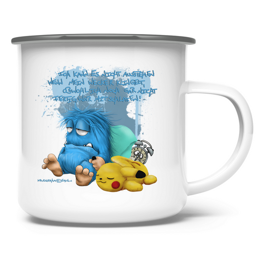 Emaille Tasse Ich kann es nicht austehen
