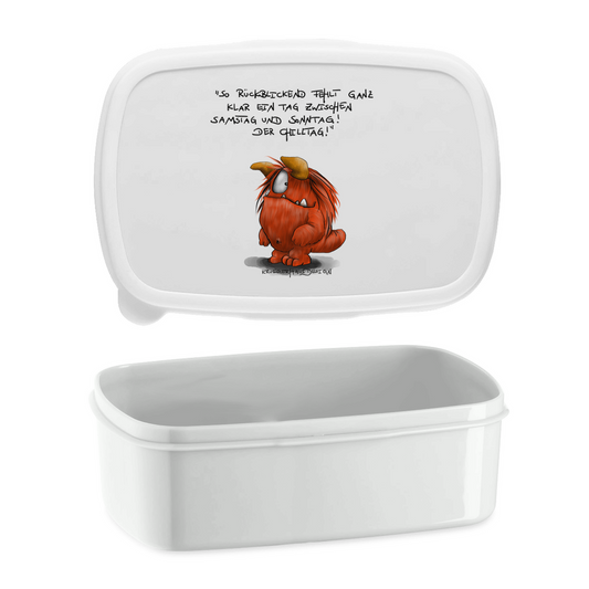 Lunchbox So Rückblickend fehlt ganz klar ein Tag zwischen Samstag...