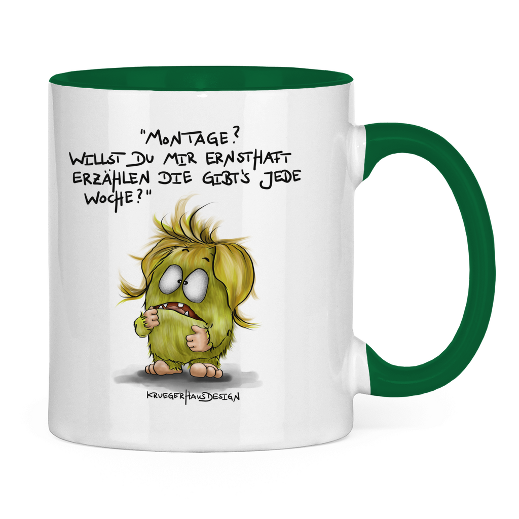 Tasse zweifarbig Montage? Willst du mir ernsthaft erzählen die gibt's jede...