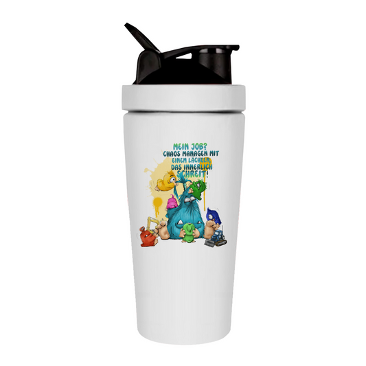 Fitness Shaker Mein Job? Chaos managen mit einem Lächeln, das innerlich…