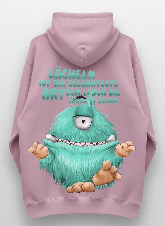 Unisex Hoodie XXL Druck Kruegerhausdesign Monster, rosa, Motivwahl