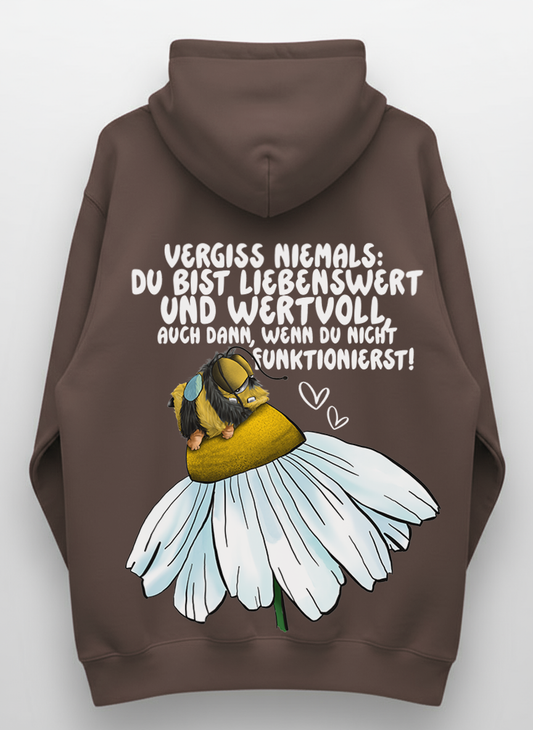 Hoodie „Vergiss niemals: Du bist liebenswert…“