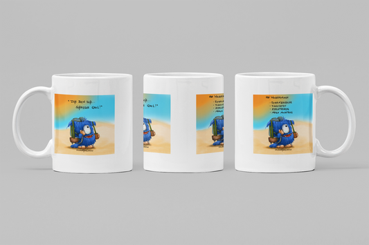 Tasse, Kaffeetasse Kruegerhausdesign Sternzeichen Wassermann Monster
