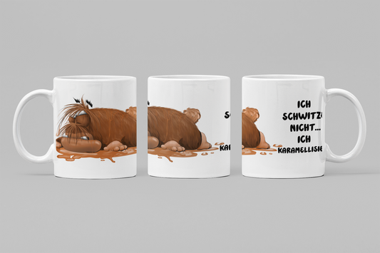 Karamellisierendes Monster – Lustige handgemachte Tasse mit Orca Coating