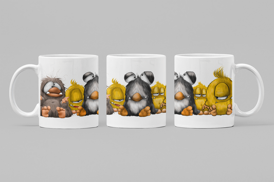 Henry das Pinguinmonster – Handgemachte Monster Tasse mit Orca Coating