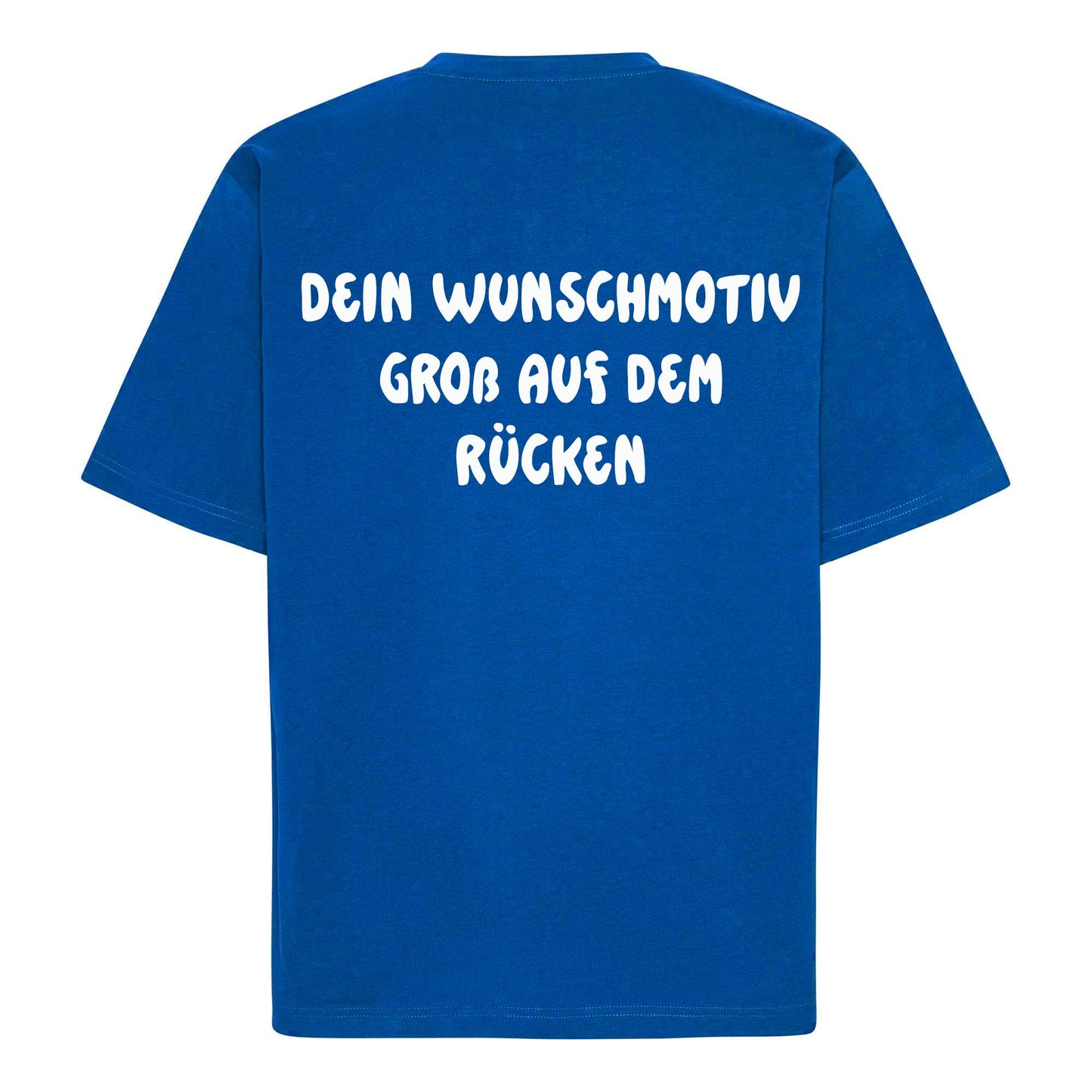 Personalisiertes Monster T-Shirt Royal Blau mit Wunschtext | FINAL SALE