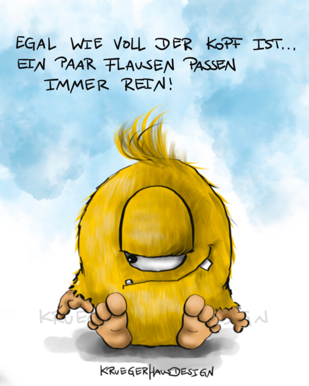 Egal wie voll der Kopf ist...