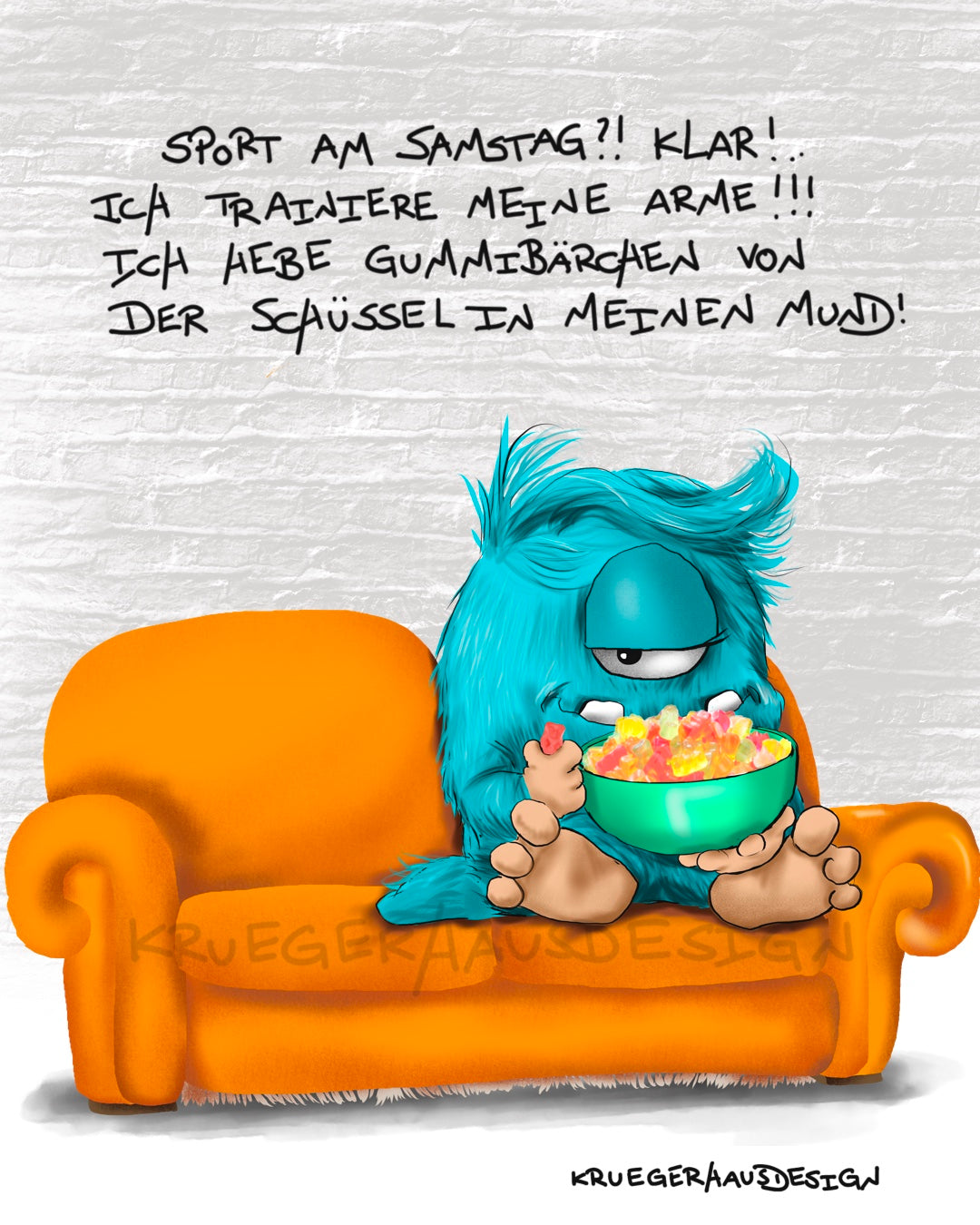 Sport am Samstag?! Klar!... Ich trainiere meine Arme!!!