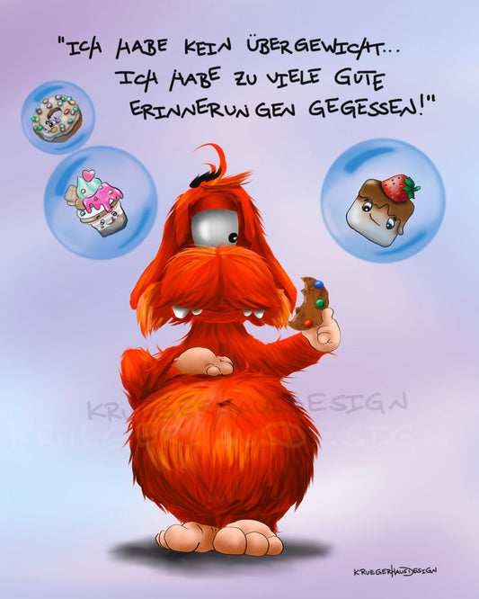 Ich habe kein Übergewicht...
