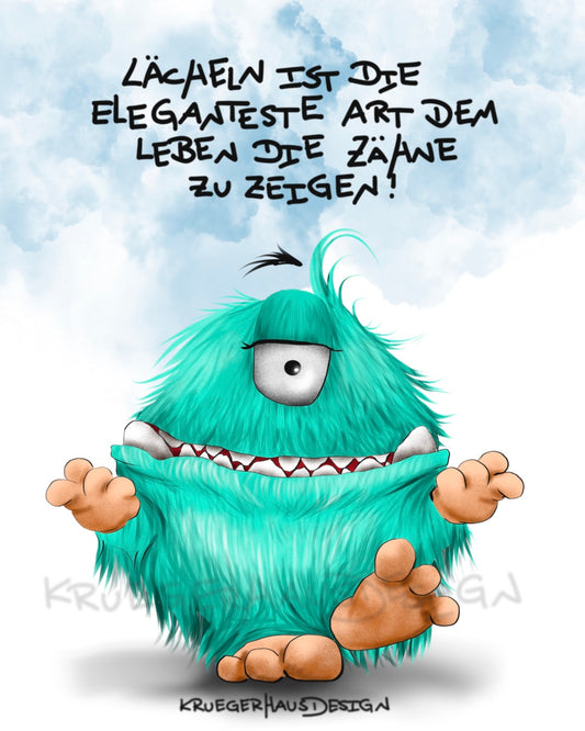 Lächeln ist die eleganteste Art...