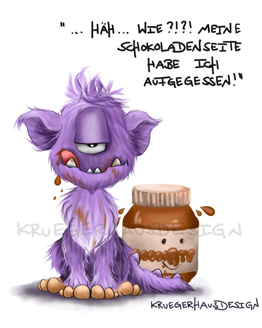 ...Häh... Wie?!? Meine Schokoladenseite...